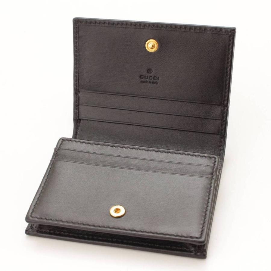 グッチ】Gucci 1955 ホースビット レザー カードケース ウォレット 二 