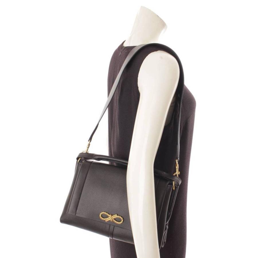 アニヤハインドマーチ】Anya Hindmarch Rope Bow Bag レザー 2WAY 