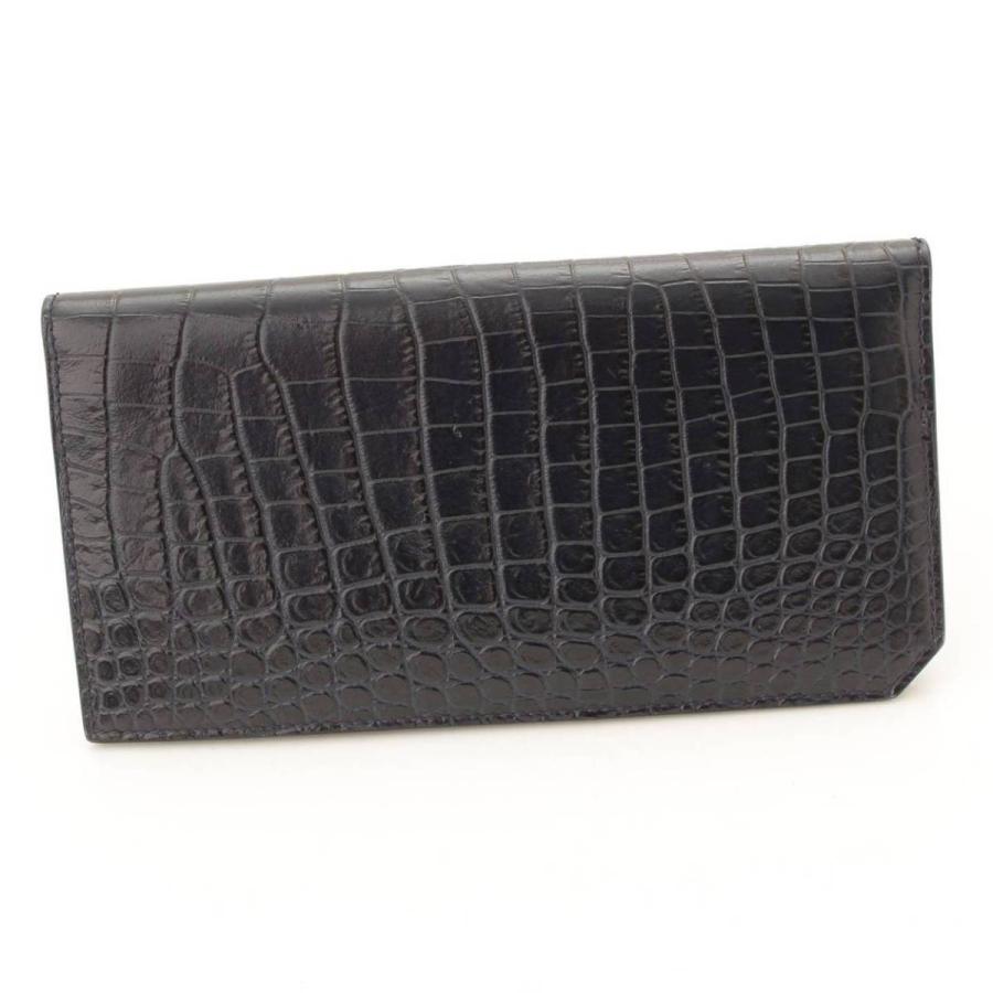 ジミーチュウ】Jimmy Choo cooper ccj クロコ型押し レザー 二つ折り  