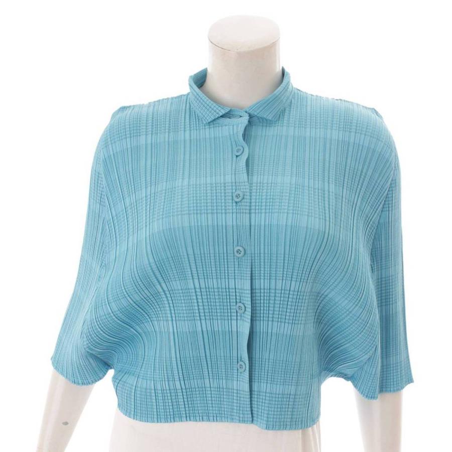 イッセイミヤケ】Issey miyake プリーツプリーズ ポンチョ風 シャツ  