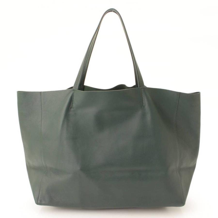 CELINE 【セリーヌ】Celine ホリゾンタルカバ レザー トートバッグ 