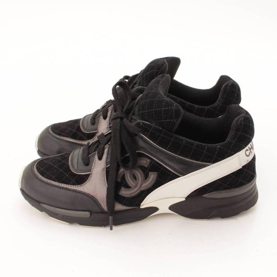 CHANEL 【シャネル】Chanel ココマーク スエード レースアップ  