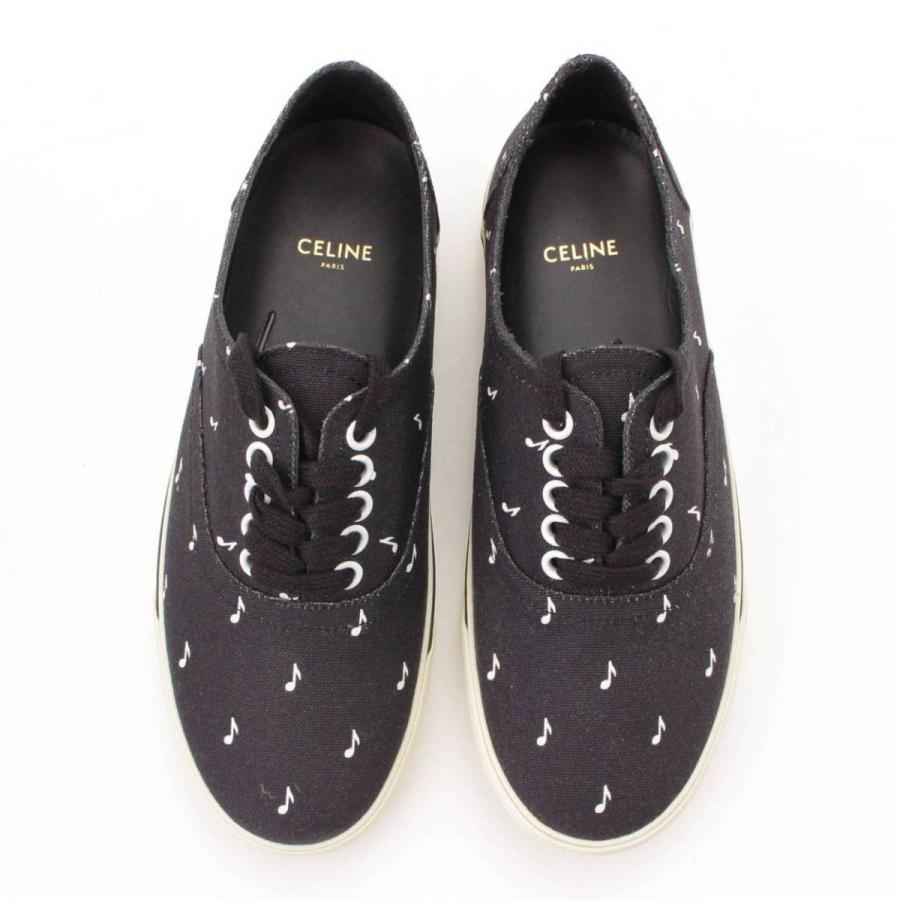 CELINE 【セリーヌ】Celine 19SS ELLIOT エリオット 音符柄 ローカット 