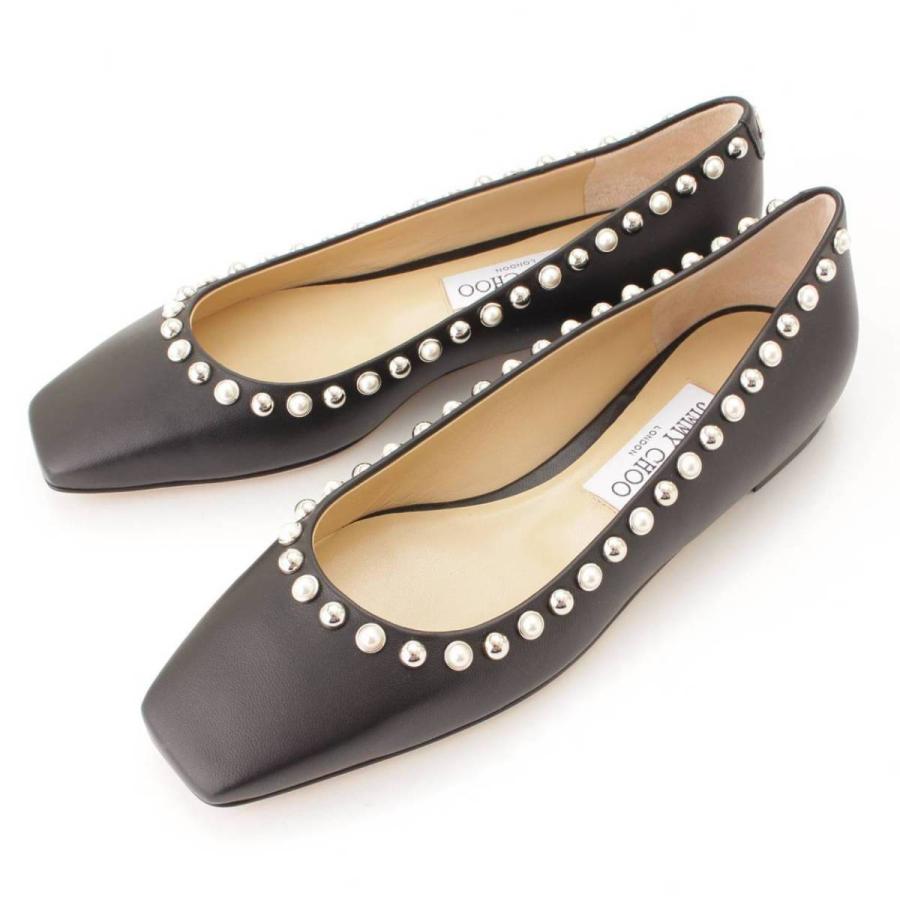 JIMMY CHOO フラットパンプスブラック37