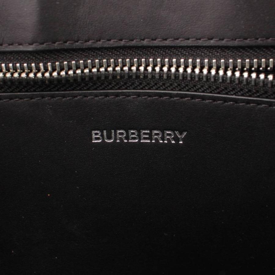 【バーバリー】Burberry　レザー ロンドンチェック クラッチバッグ 80225501 ダークチャコール 【中古】【正規品保証】132074｜retrojp｜05