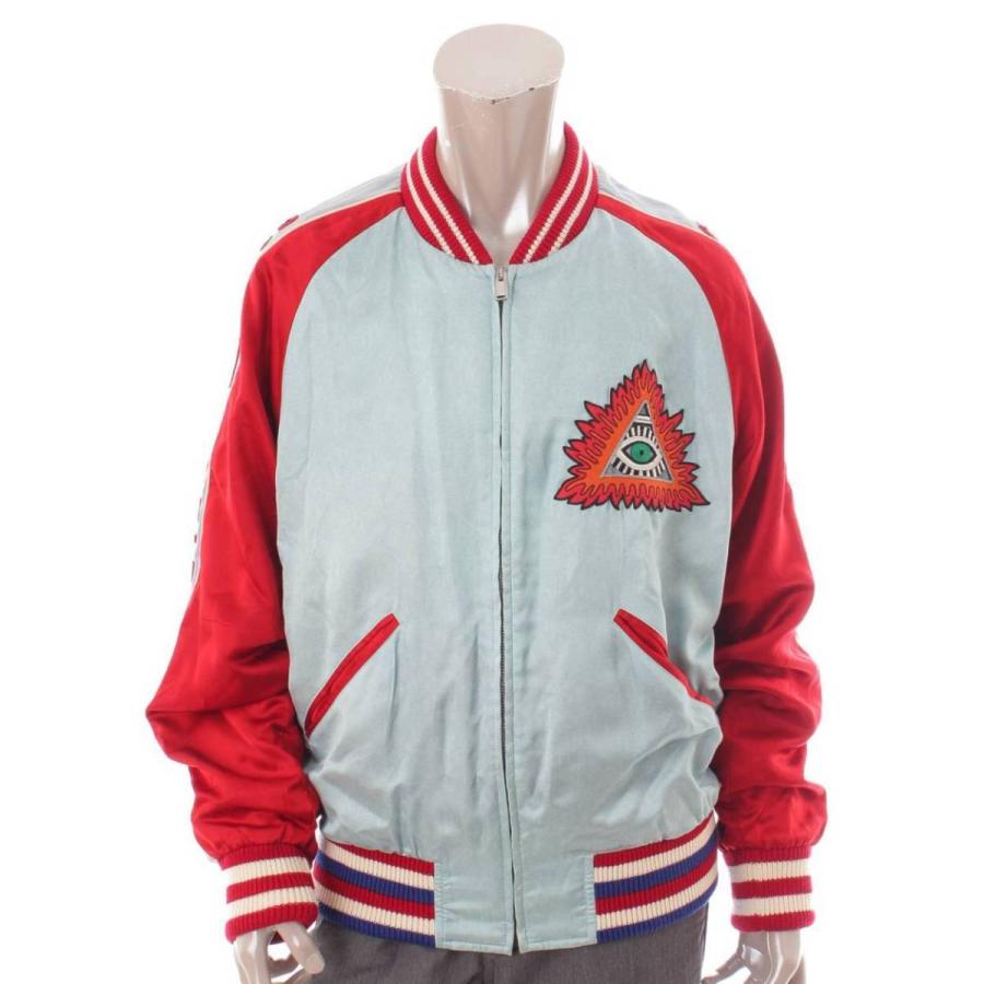 【GUCCI】L'Aveugle ParAmourジップアップボンバージャケット GUCCI】L´Aveugle ParAmourジップアップボンバージャケット