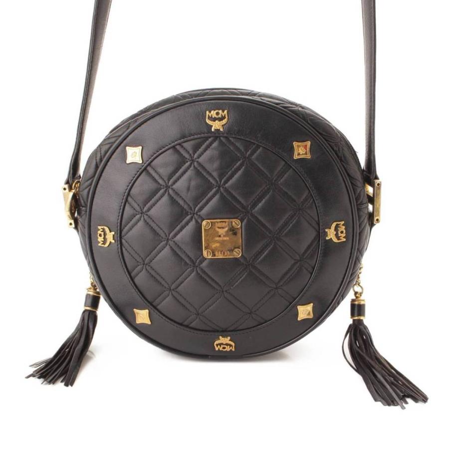 MCM 【エムシーエム】MCM フリンジ キルティング ラウンド ショルダー  