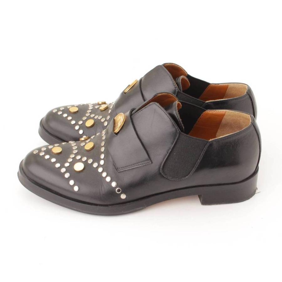 Chloe 【クロエ】Chloe レザー ローファー サイドゴアショートブーツ 