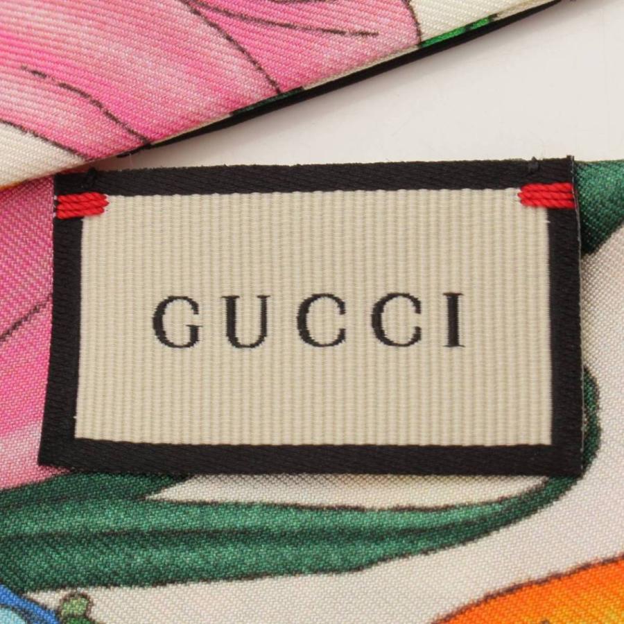 GUCCI 【グッチ】Gucci 17SS シルクツイル スカーフ ネックボウ 
