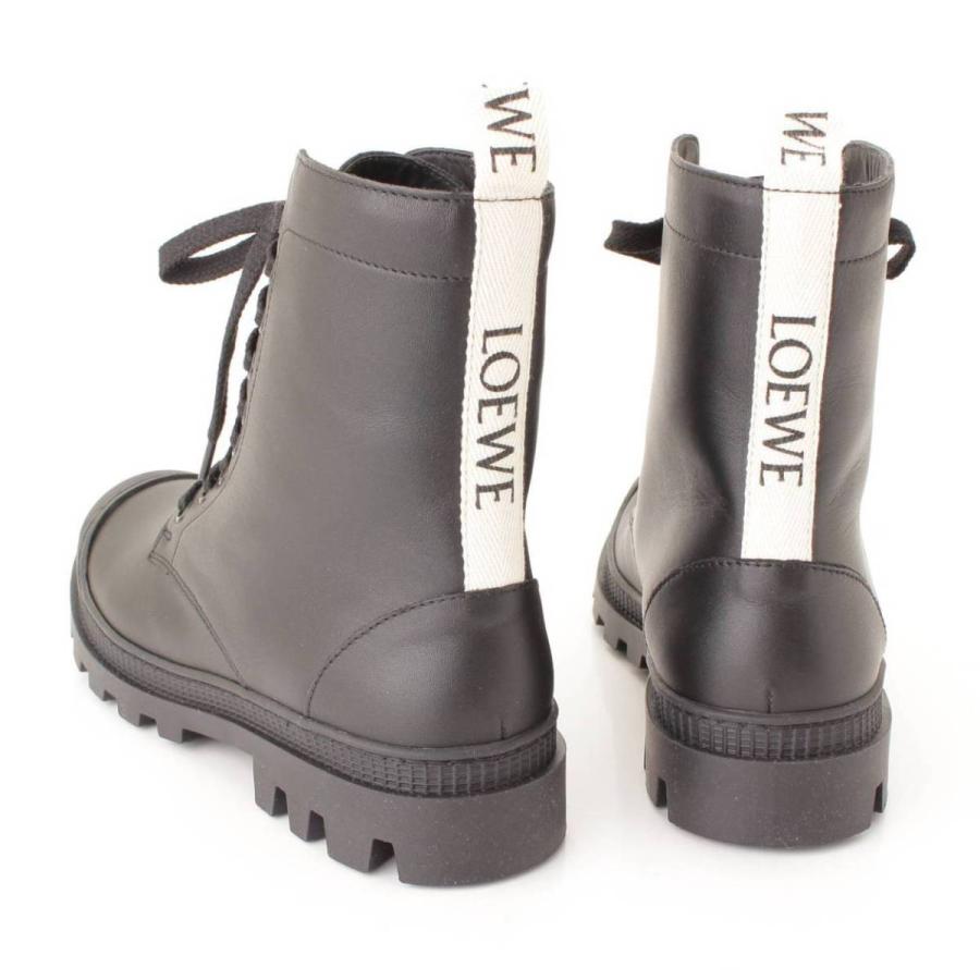LOEWE コンバットブーツカーフスキン 36 LOEWE コンバットブーツカーフ