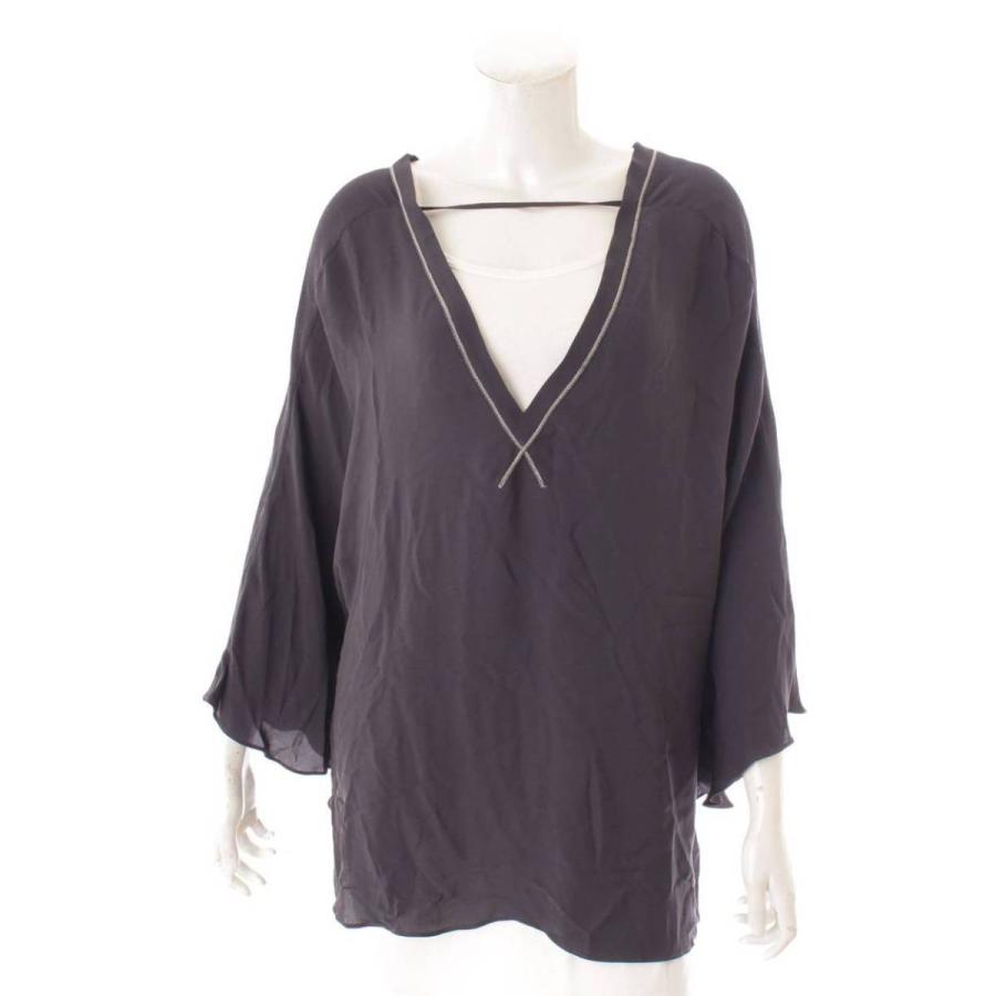 Brunello cucinelli トップスダークグレー