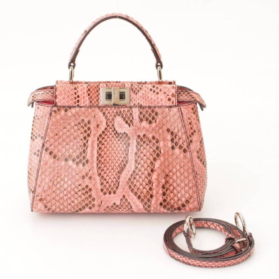 フェンディ FENDI ハンドバッグ ミニピーカブー 2WAY ショルダーバッグ