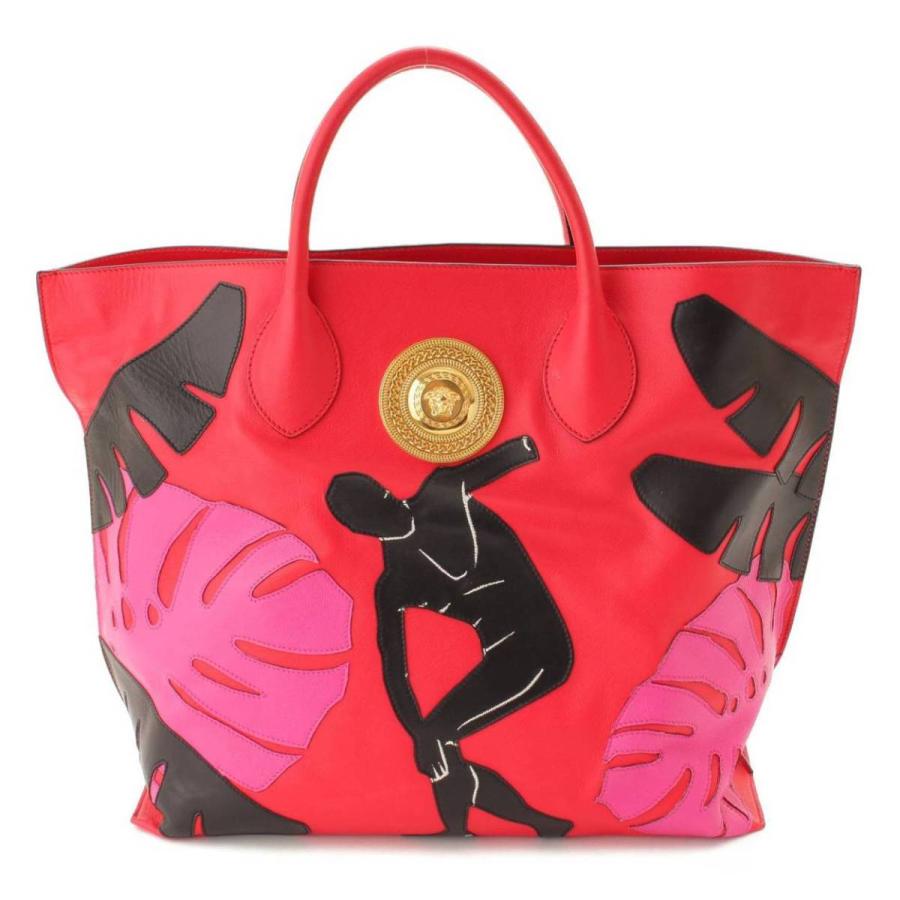 VERSACE 【ヴェルサーチ】Versace メデューサ レザー ビッグトート 
