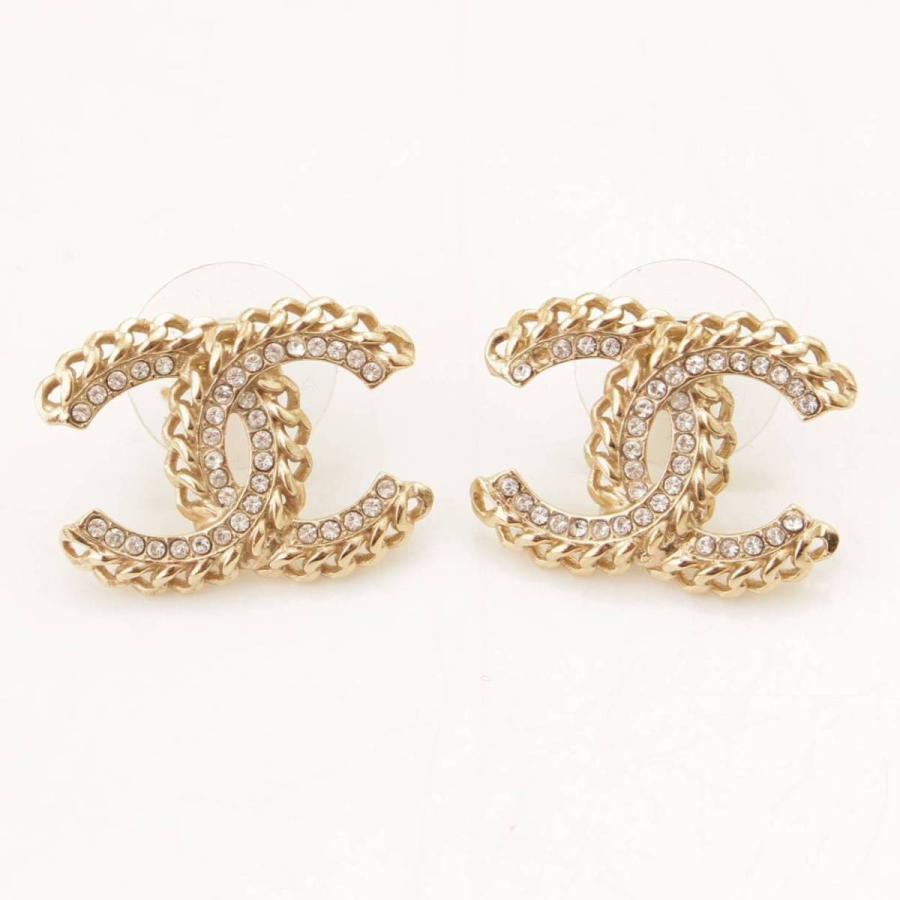 CHANEL 【シャネル】Chanel B21 ココマーク ラインストーン チェーン 