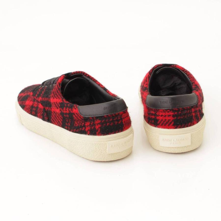 SAINT LAURENT メンズ ハリスツイード チェック スニーカー 365498 