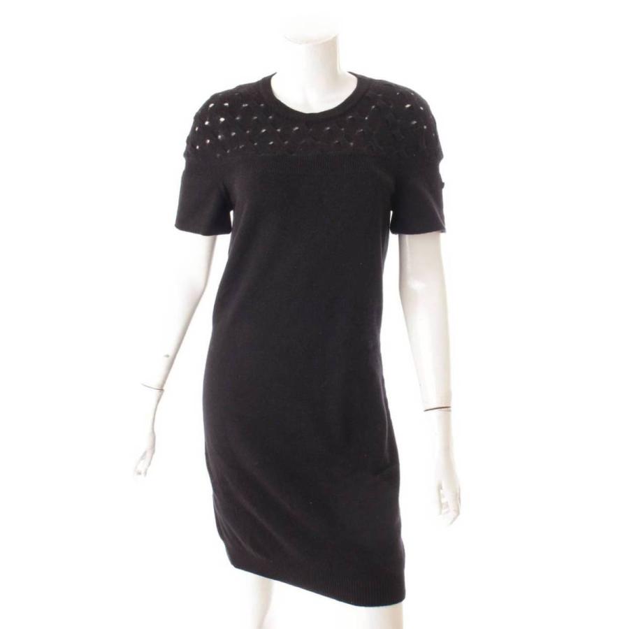 シャネル】Chanel 13AW ココマーク カシミヤ混 ニット ワンピース ミニ  