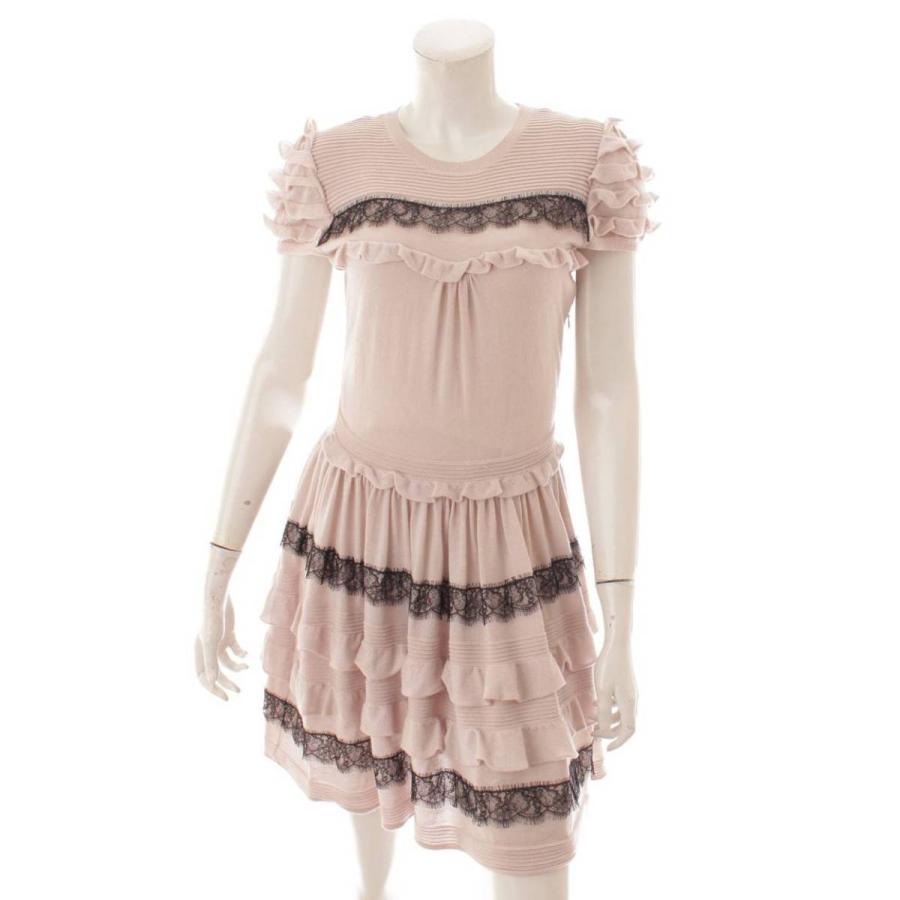 レッドヴァレンティノ】Red Valentino レース フリル ウール  