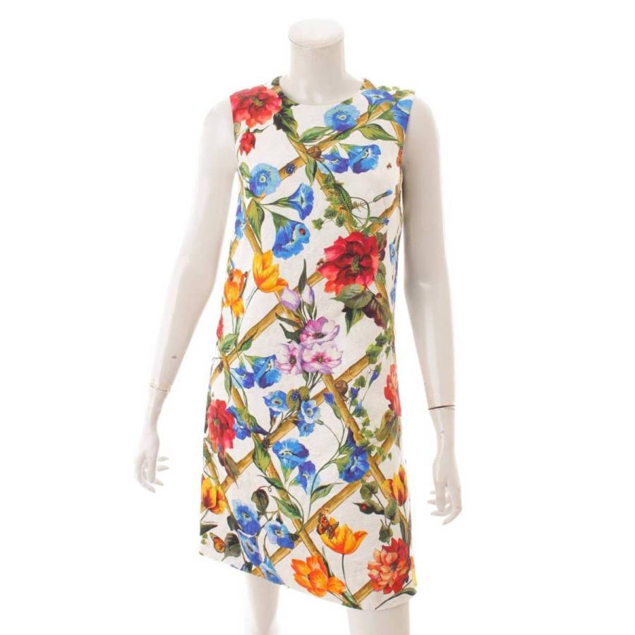 DOLCE&GABBANA Dolce&Gabbana 花柄 ノースリーブ ワンピース ドレス 