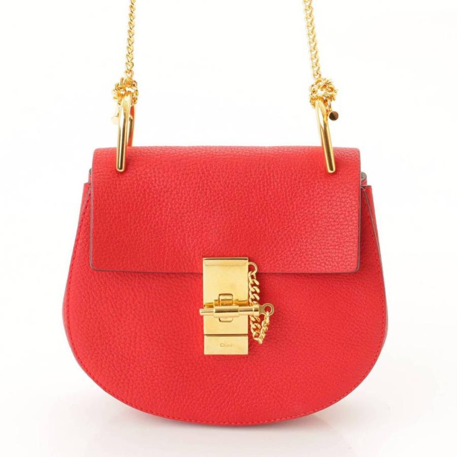 クロエ】Chloe ドリュー レザー チェーンショルダーバッグ 3S1031  