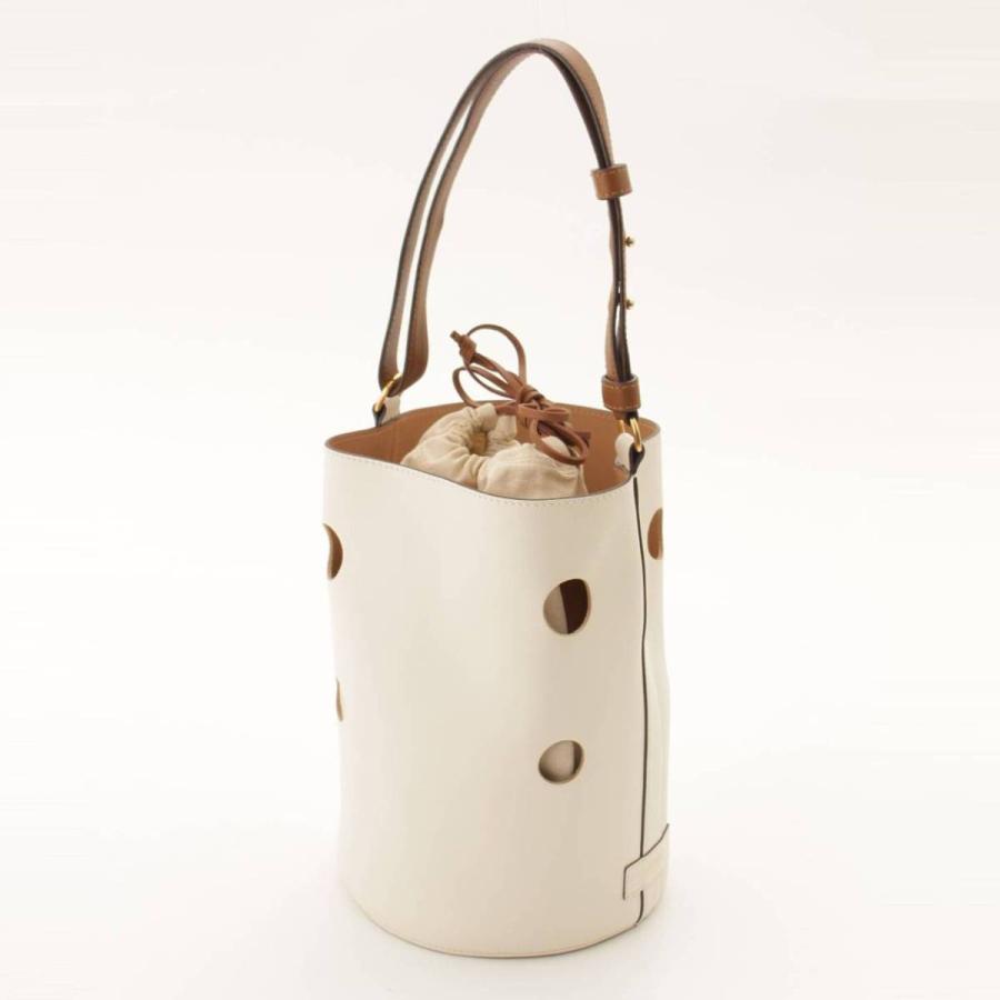 J&M Davidson DAVIDSON JOY ジョイ レザー バケット ハンドバッグ 