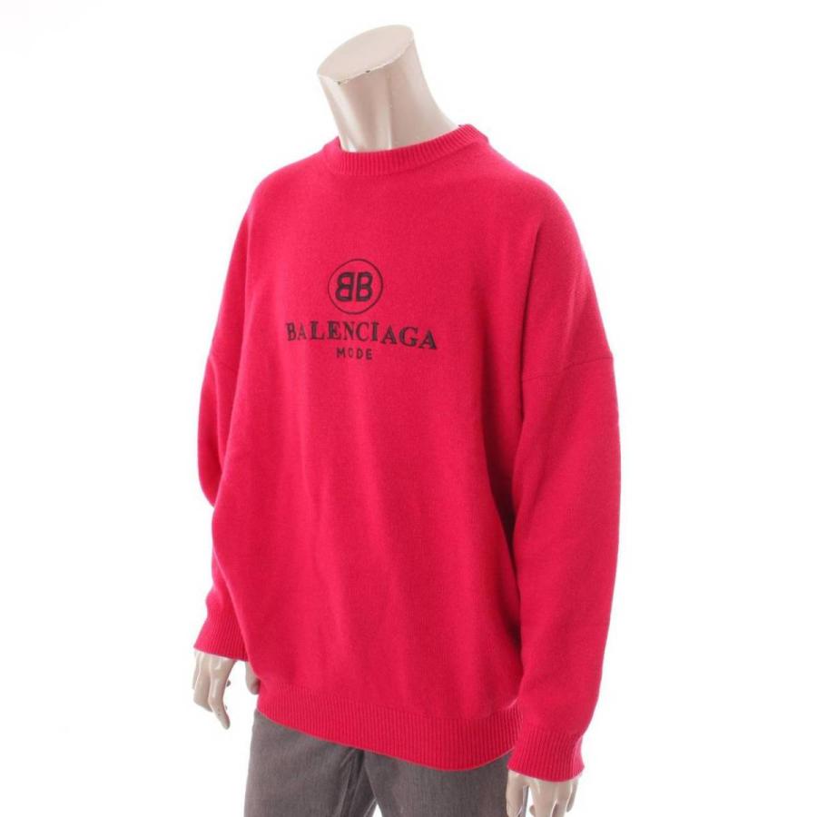 Balenciaga カシミヤ混 ロゴエンブロイダリー ニット セーター 