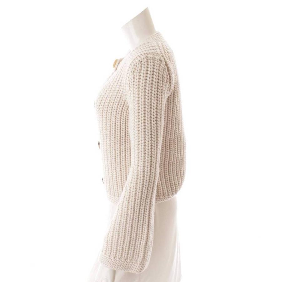 エルメス】Hermes 14AW ウール ローゲージ ニット カーディガン  