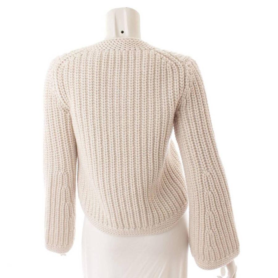 エルメス】Hermes 14AW ウール ローゲージ ニット カーディガン  