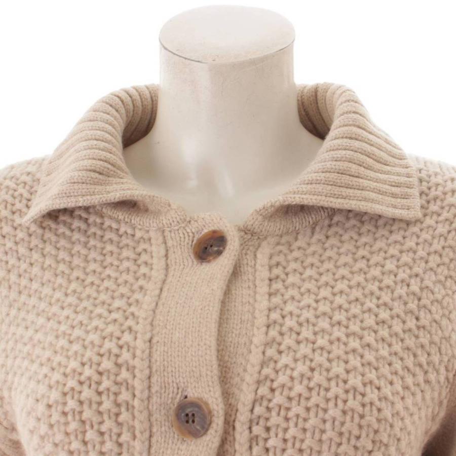 フォクシー FOXEY ベージュ カシミヤ ニット ジャケット