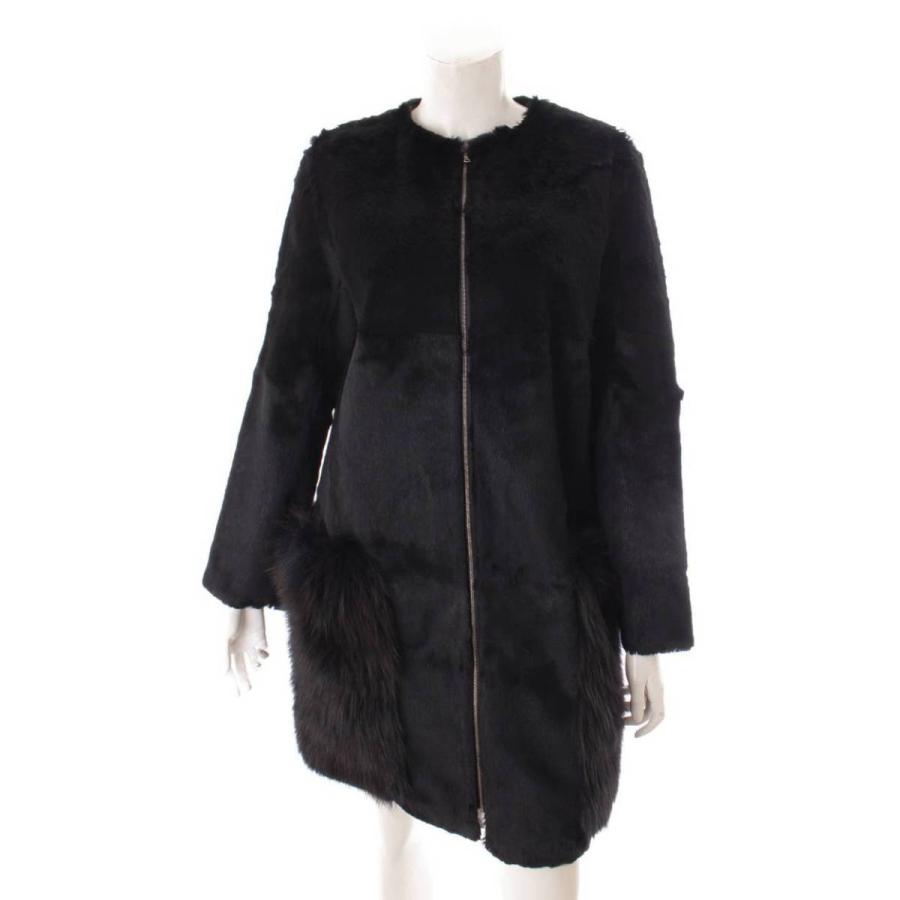 アドーアラビットフォックスファーコート