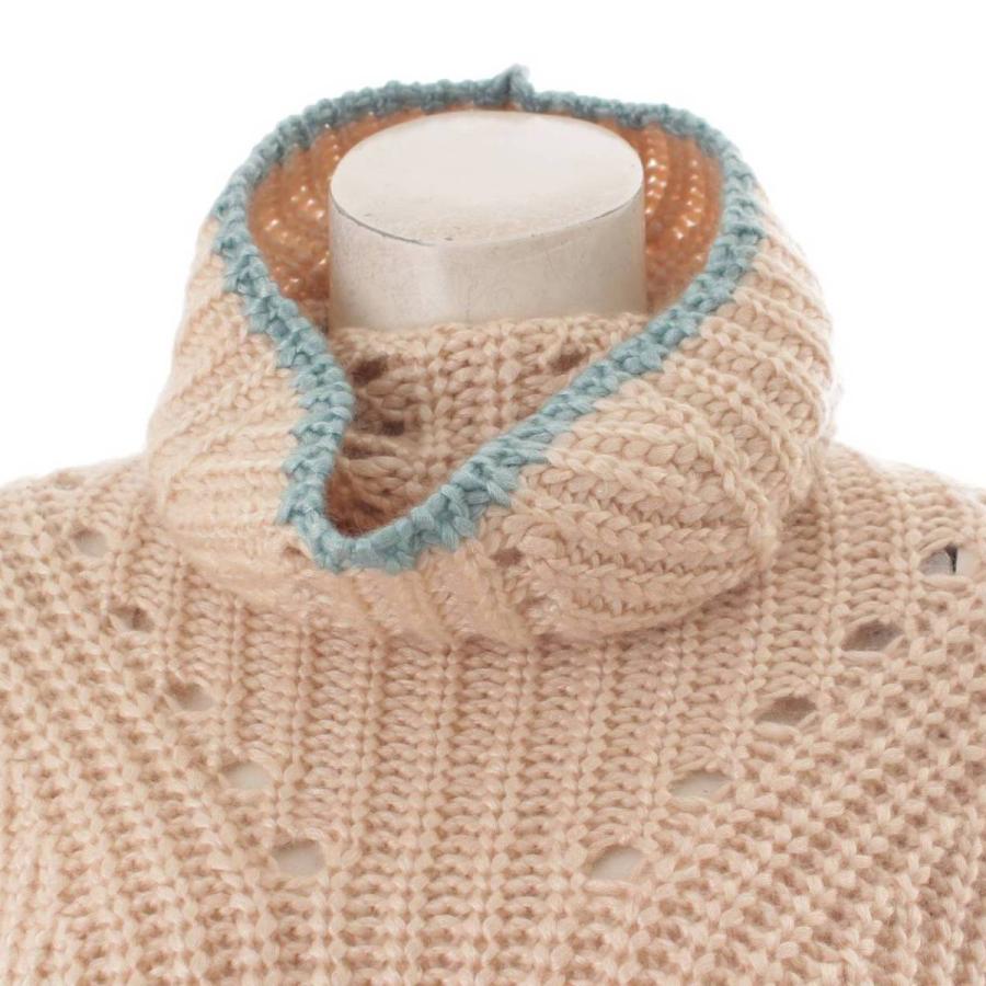 【美品】フェンディ　セーター　カシミヤ　モヘヤ　タートルネック　42サイズ 美品】フェンディ セーター カシミヤ モヘヤ タートルネック 42