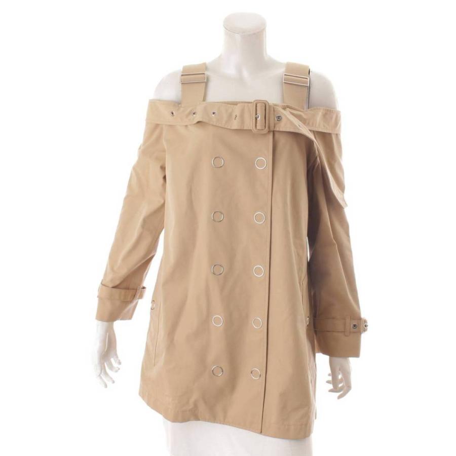 バーバリー】Burberry 18年 ベルト付き トレンチ ワンピース ベージュ 
