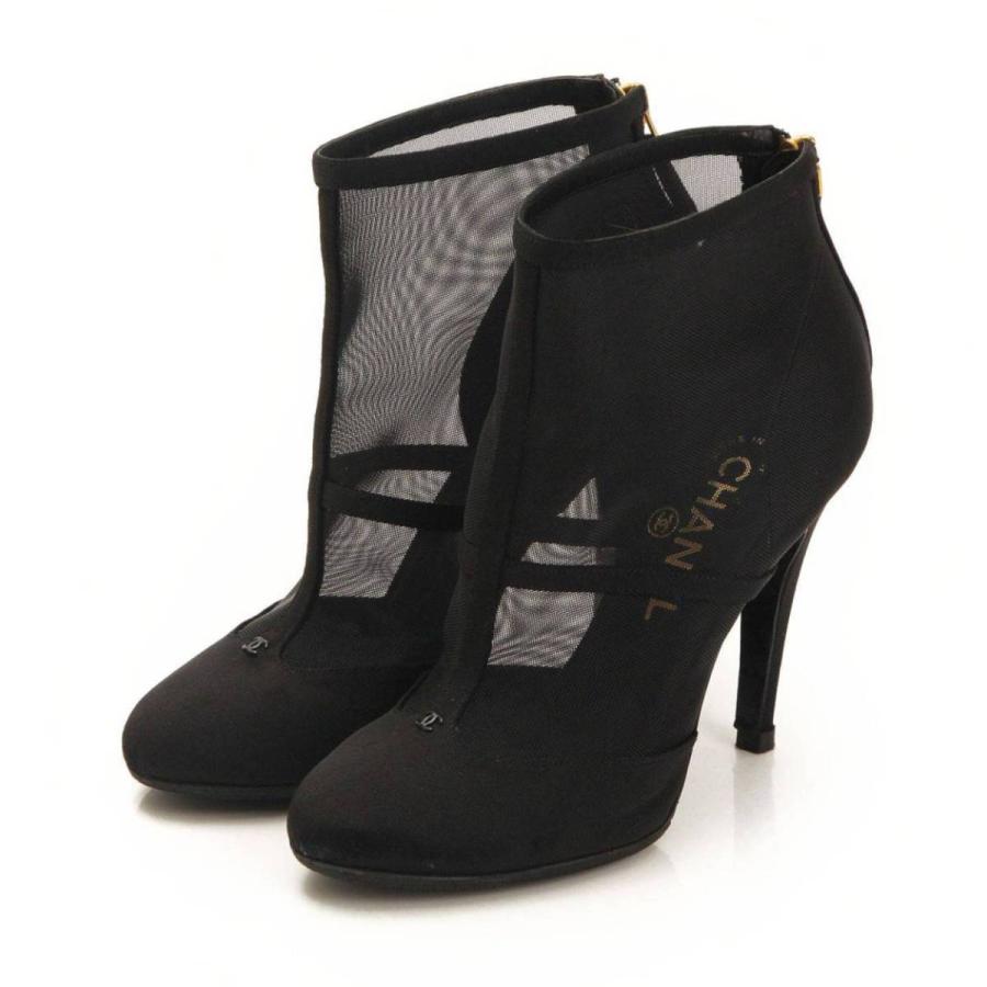 CHANEL メッシュブーツ