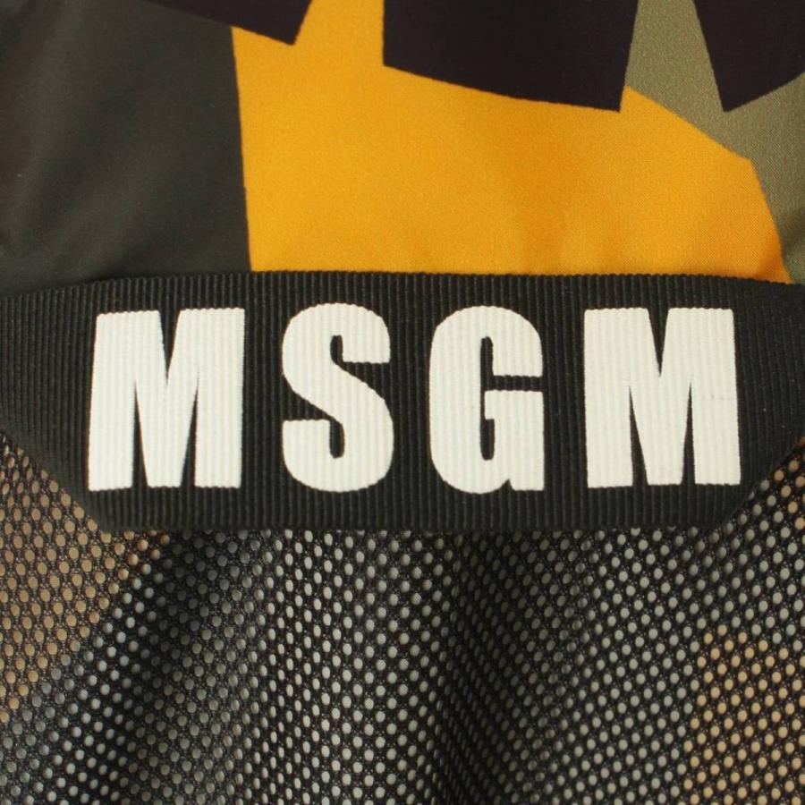 MSGM MSGM 18SS カモフル柄 フード付き ナイロン ジャケット 184053  