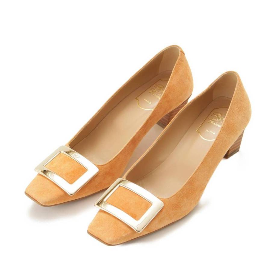 ロジェヴィヴィエ】Roger Vivier ベルヴィヴィエ バックル スエード