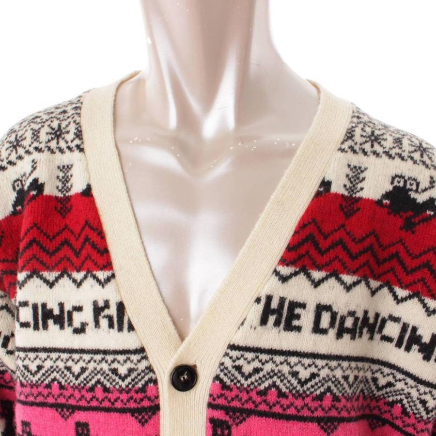 CELINE Celine メンズ 21SS ウール ジャガード ルーズ カーディガン  