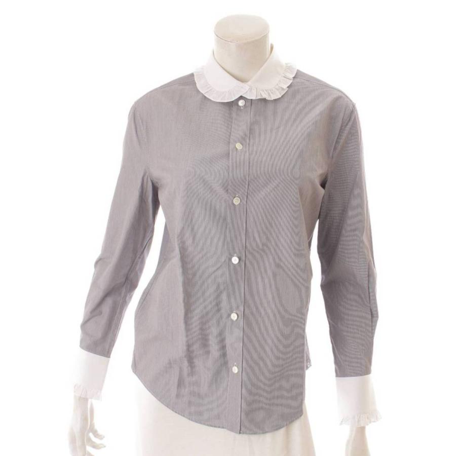 セリーヌ　フリルブラウス　シャツ　美品 CELINE セリーヌ フリル シャツ