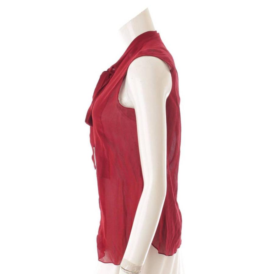 クリスチャン ディオール シルク ノースリーブ ビー刺繍 BEE