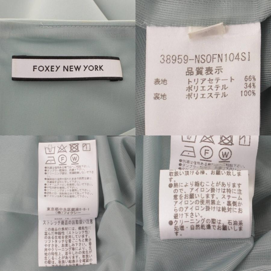 FOXEY Foxey New York ノースリーブ ワンピース ドレス 38959 ミント 