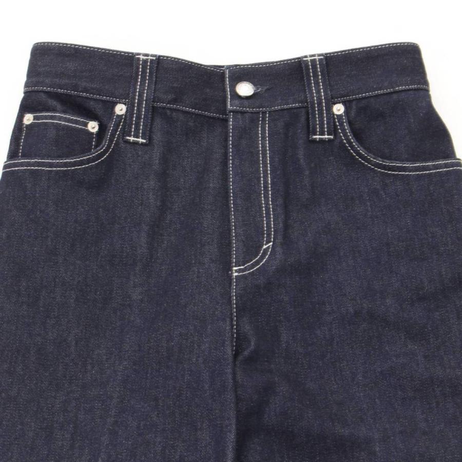 Chloe 【クロエ】Chloe センタープレス ワイドデニム パンツ ダーク 