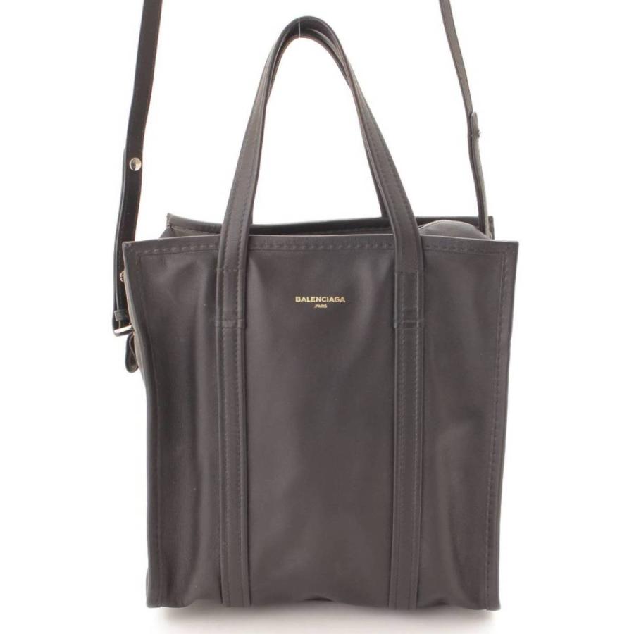 高級✨BALENCIAGA バザール ショパー トートバッグ ブラック2way