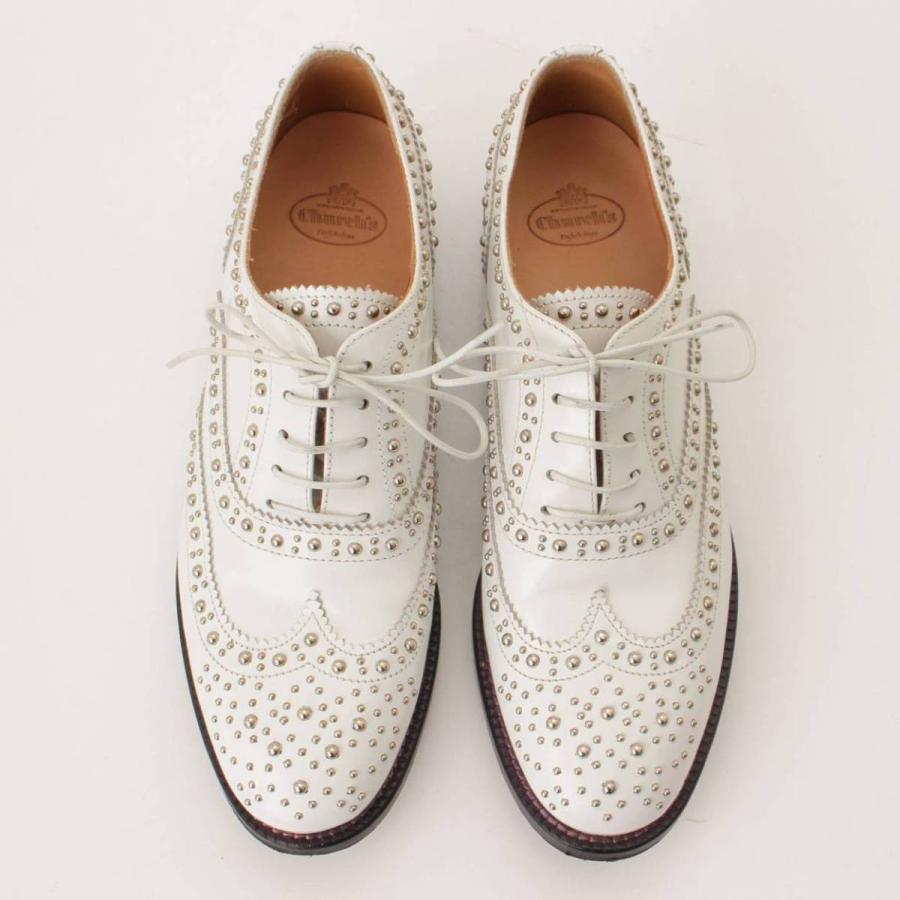 チャーチ】Church BURWOOD バーウッド スタッズ レザー レースアップ 