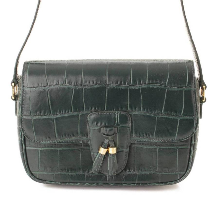 CELINE 【セリーヌ】Celine タッセルズ クロコダイルエンボス  