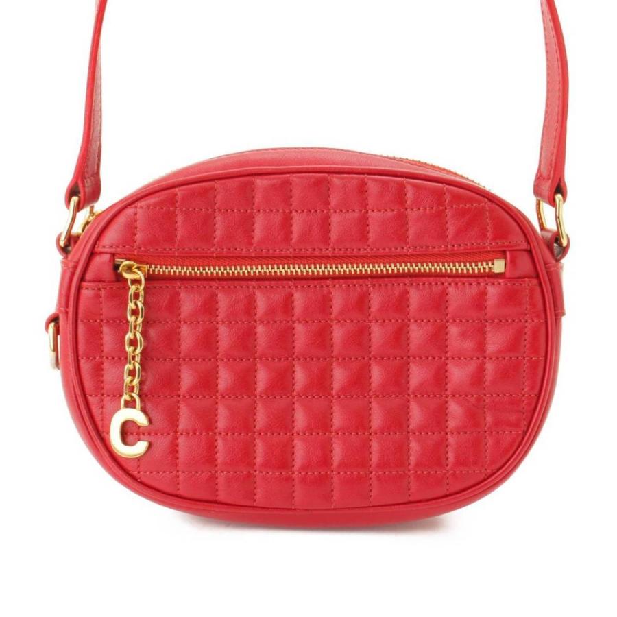 CELINE 【セリーヌ】Celine Cチャーム スモール キルティング レザー  