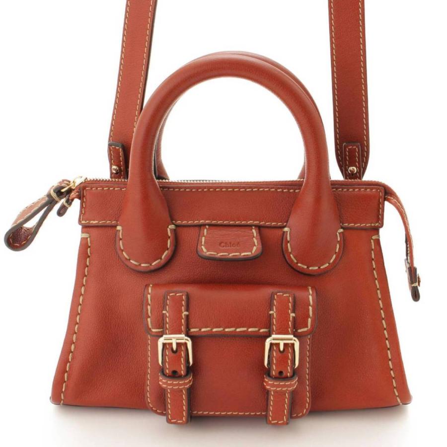 Chloe EDITH エディス ミニ バッファローレザー 2WAY ショルダーバッグ  