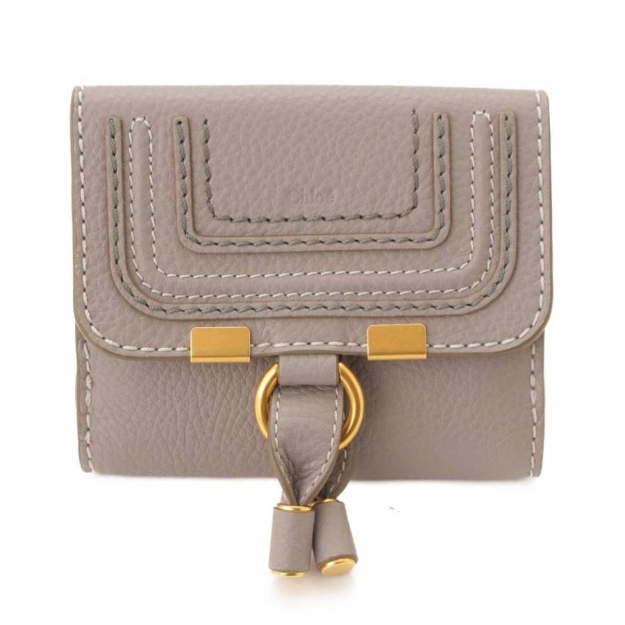 Chloe 【クロエ】Chloe MARCIE マーシー レザー 二つ折り財布 