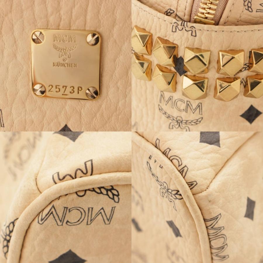 MCM 【エムシーエム】MCM ヴィセトス スタッズ レザー リュック バック  