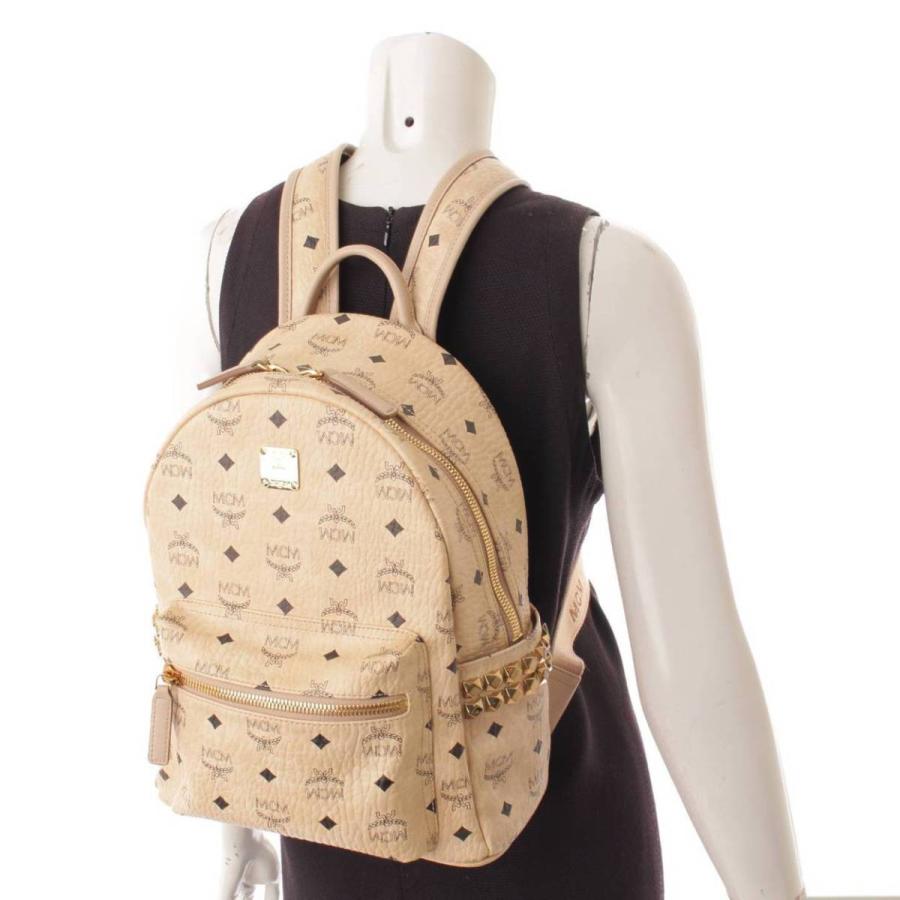 MCM 【エムシーエム】MCM ヴィセトス スタッズ レザー リュック バック  
