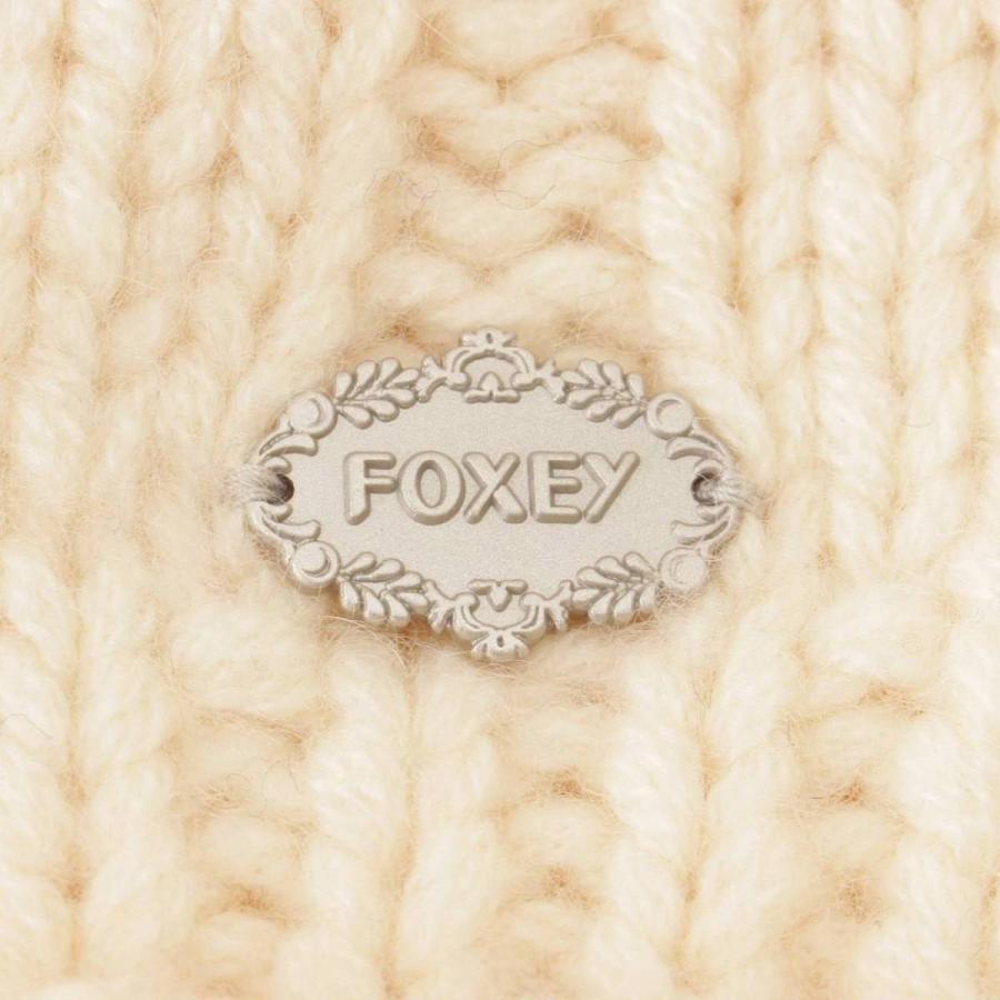 FOXEY 【フォクシー】Foxey カシミヤ ニット帽 キャップ 34573 FOXEY 【フォクシー】Foxey カシミヤ ニット帽 キャップ 34573
