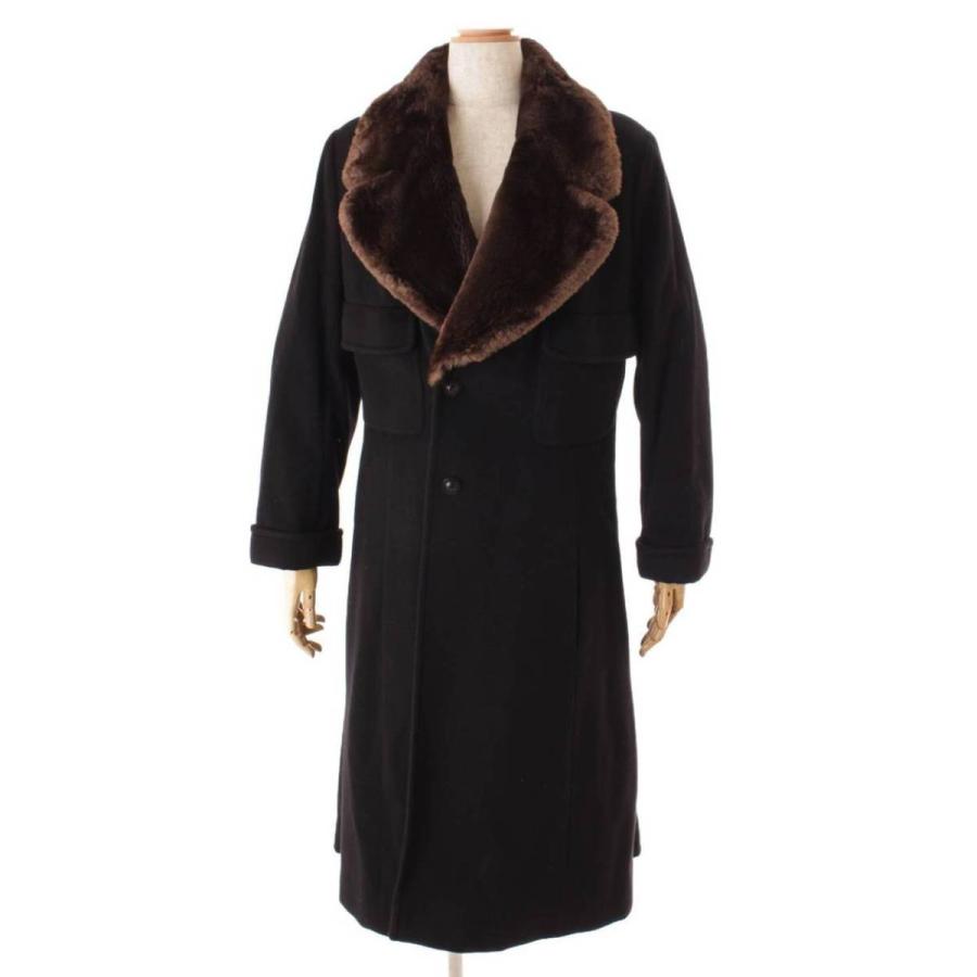 CHANEL Chanel 97A ココマーク カシミヤ ビーバーファーカラー ロング  