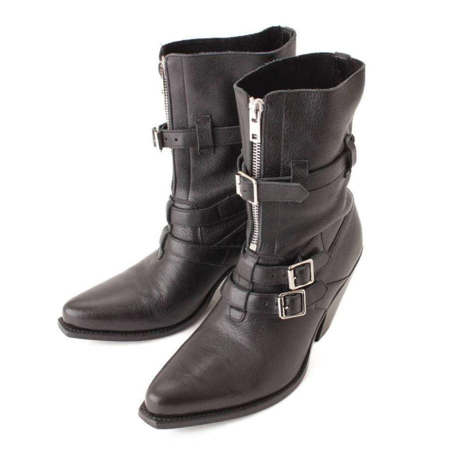 CELINE セリーヌ　ポインテッドトゥショートブーツ CELINE - セリーヌ CELINE ブーツ ショートブーツ ヒール ポイン